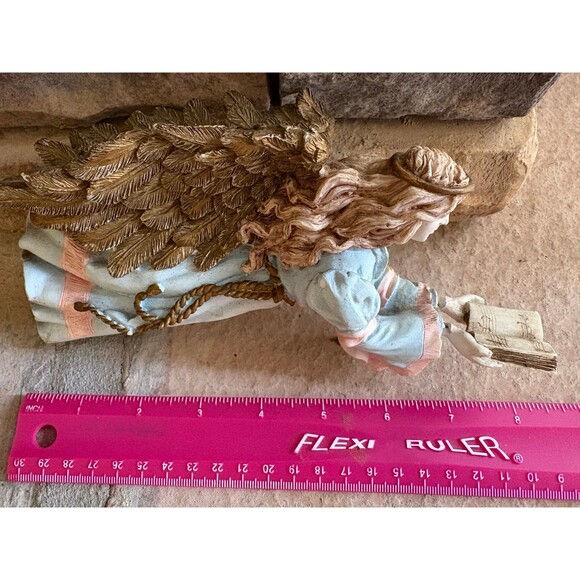 Lot of Angel Cherub Christmas Holiday Ornaments and Home Decor Wall Hanging - Picture 10 of 10